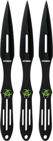 Z-Hunter Throwing Knives and Target Set ZB050BK