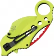 Z-Hunter Karambit A-O Linerlock Yellow ZB051GR