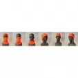 Zan Headgear SportFlex Motley Tube Orange ZHTL142