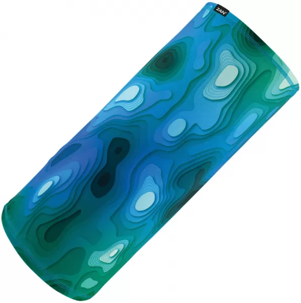 Zan Headgear SportFlex Motley Tube Aqua ZHTL423