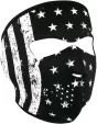 Zan Headgear Full Face Mask BW Flag - ZHWNFM091