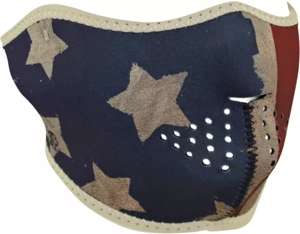 Zan Headgear Half Face Mask Patriot ZHWNFM408H