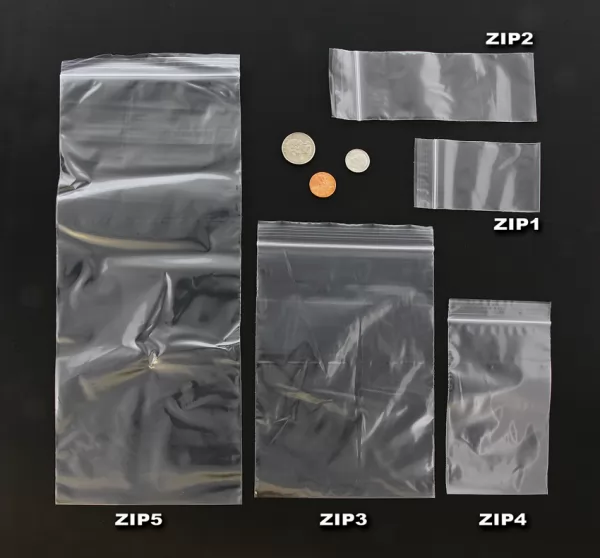 Recloseable Bags Bags 2 inch X 5 inch Bags ZIP4