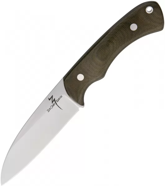 Zoe Crist Knives Fire Creek Green Micarta ZK13MGC