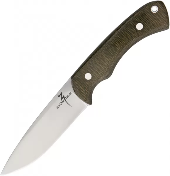 Zoe Crist Knives Saluda Green Canvas Micarta ZK14MGC