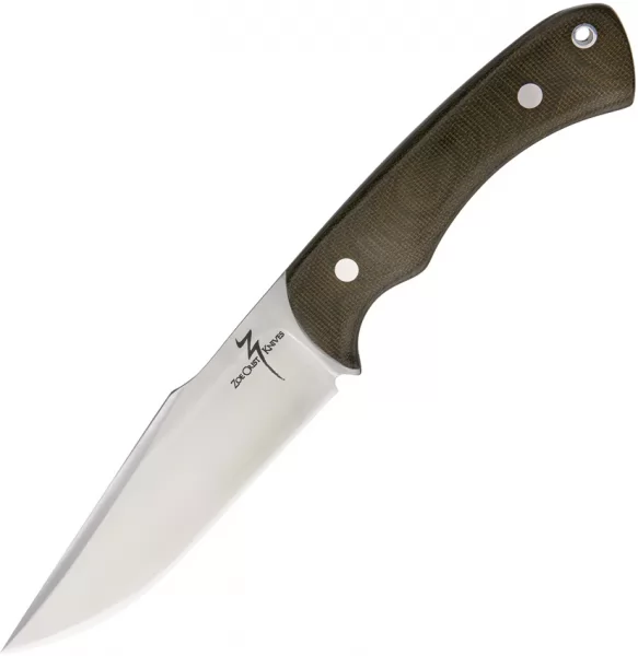 Zoe Crist Knives Santa Fe Green Canvas Micarta ZK15MGC