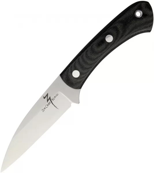 Zoe Crist Knives Goshawk Fixed Blade Black ZKGMBC