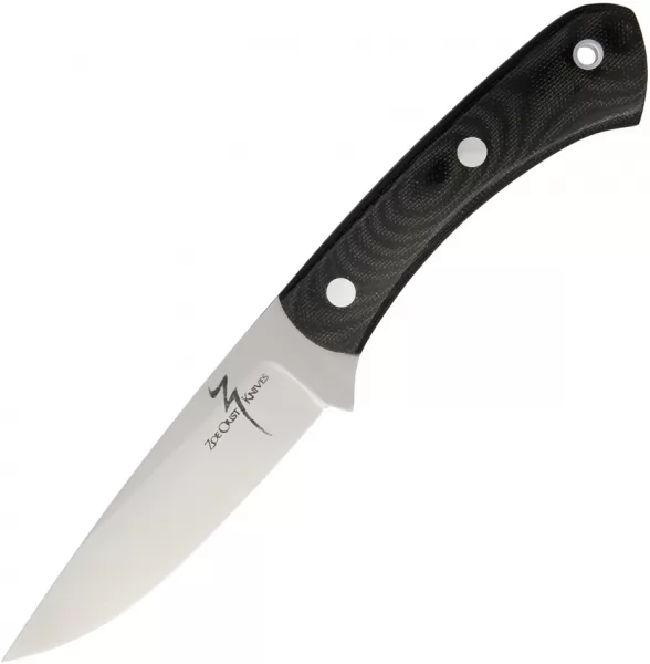 Zoe Crist Knives Kestrel Fixed Blade Black ZKKMBC
