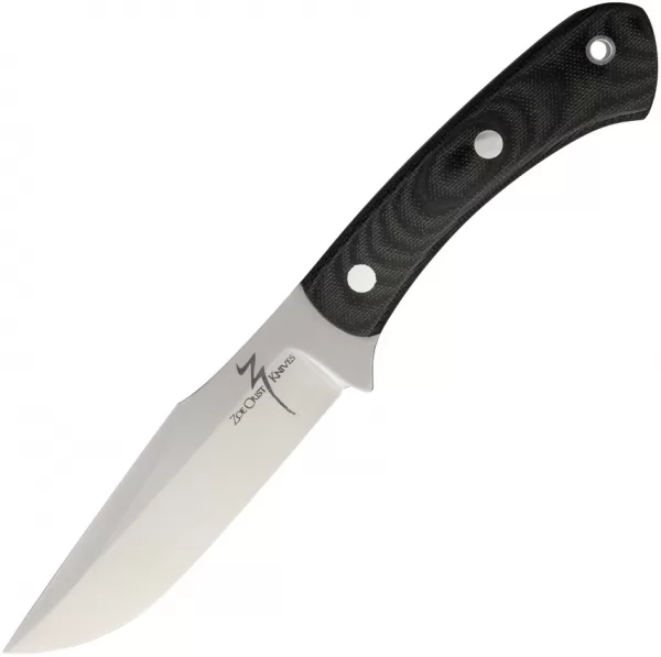 Zoe Crist Knives Peregrine Fixed Blade Black ZKPMBC