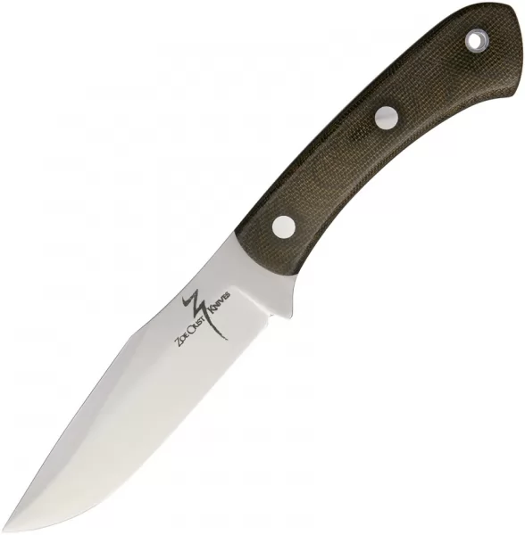 Zoe Crist Knives Peregrine Fixed Blade Green ZKPMGC