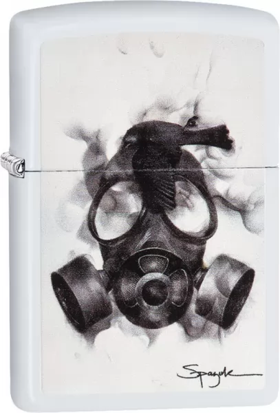 Zippo Spazuk Gas Mask and Bird lights ZO02740