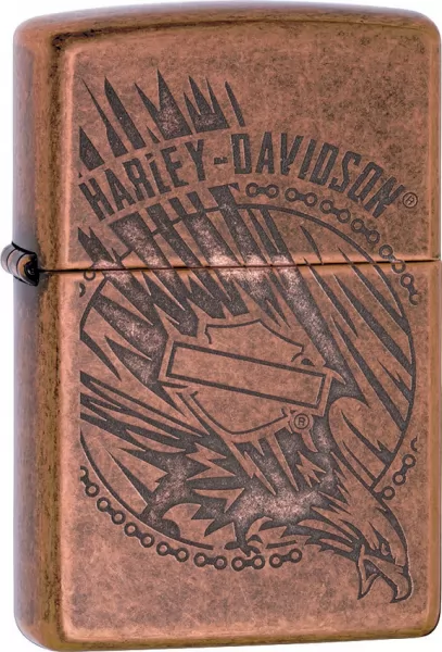 Zippo Harley Davidson Copper lights ZO04635