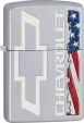 Zippo Chevrolet Bowtie/Flag Lighter - ZO05606