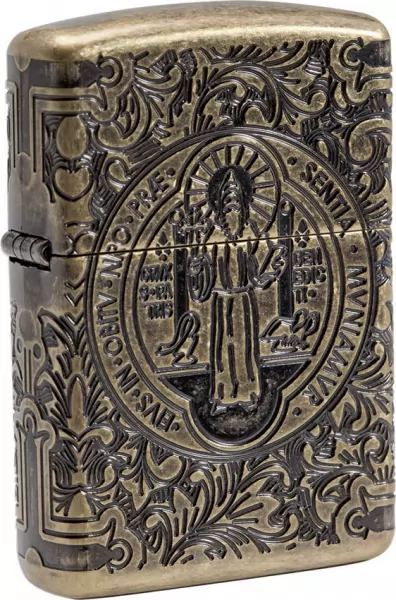 Zippo Armor St. Benedict Design lights ZO06197