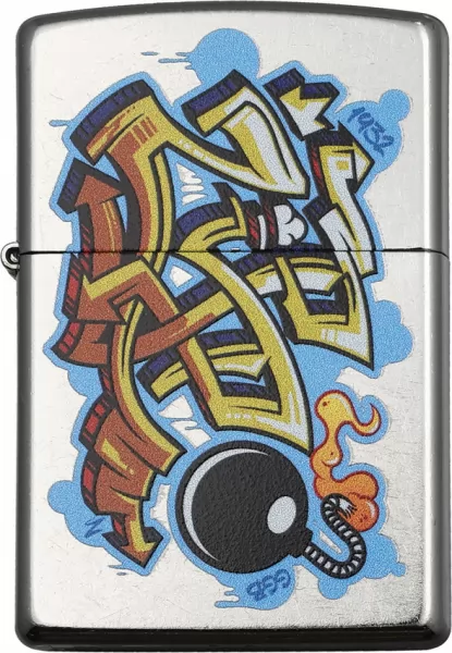 Zippo Graffiti Lighter lights ZO07617