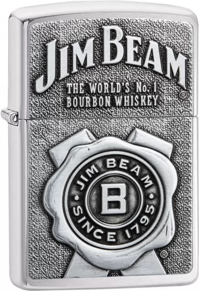 Zippo Jim Beam Emblem Lighter lights ZO08449