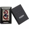 Zippo Dragon Ace Lighter lights ZO08716