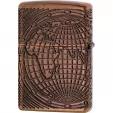 Zippo World Map Armor Series lights ZO08809