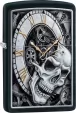 Zippo Skull Clock Design Lighter - ZO08846