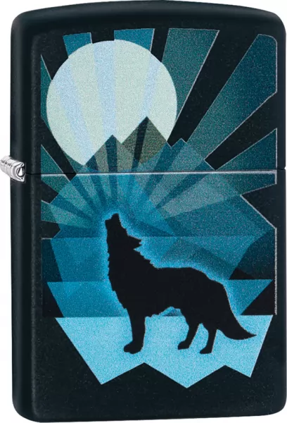 Zippo Wolf And Moon Lighter lights ZO09072