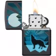 Zippo Wolf And Moon Lighter lights ZO09072