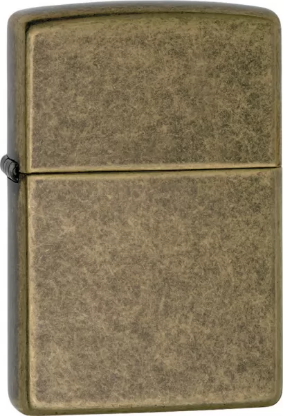 Zippo Classic Antique Brass lights ZO10192