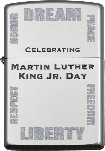 Zippo MLK Jr Lighter lights ZO10203