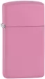 Zippo Pink Matte Slim - ZO10405