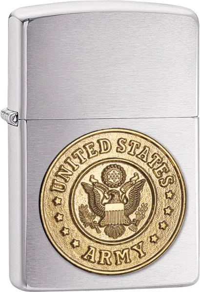 Zippo Army Emblem Lighter ZO10580 Gold Tone Eagle