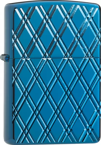 Zippo Blue Diamonds Lighter lights ZO10959