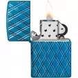 Zippo Blue Diamonds Lighter lights ZO10959