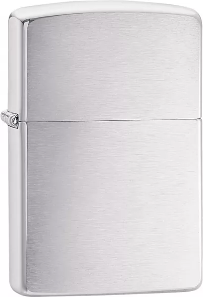 Zippo Armor Brushed Finish Chrome lights ZO11056