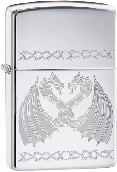 Zippo Dancing Dragons Lighter lights ZO11319