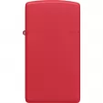 Zippo Slim Lighter Red Matte lights ZO11633