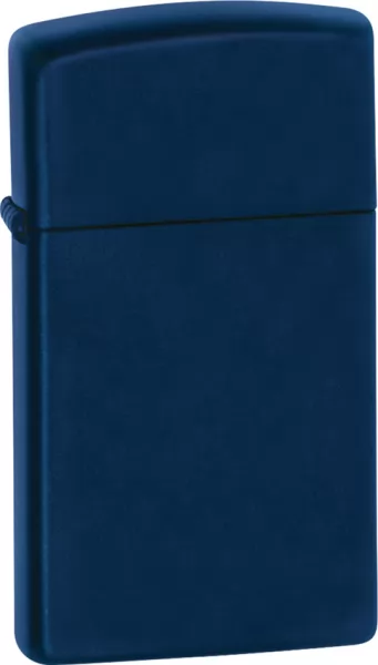 Zippo Slim Lighter Navy Matte lights ZO11639