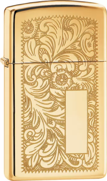 Zippo Slim Brass Venetian lights ZO13320
