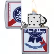 Zippo Pabst Blue Ribbon Lighter lights ZO13424