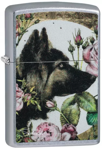 Zippo Spazuk German Shepherd Lighter lights ZO13723