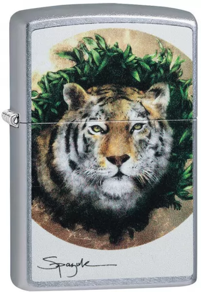 Zippo Spazuk Tiger Lighter lights ZO13724