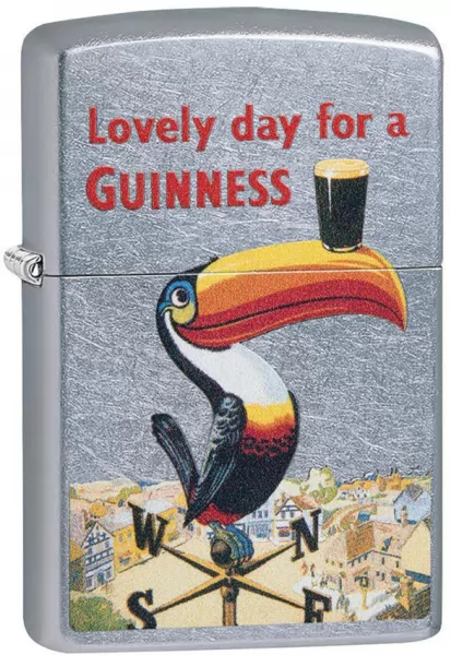 Zippo Toucan Guiness Lighter lights ZO13733