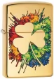 Zippo Graffiti Clover Lighter - ZO14090