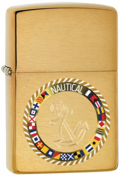 Zippo Nautical Flag Lighter lights ZO14179