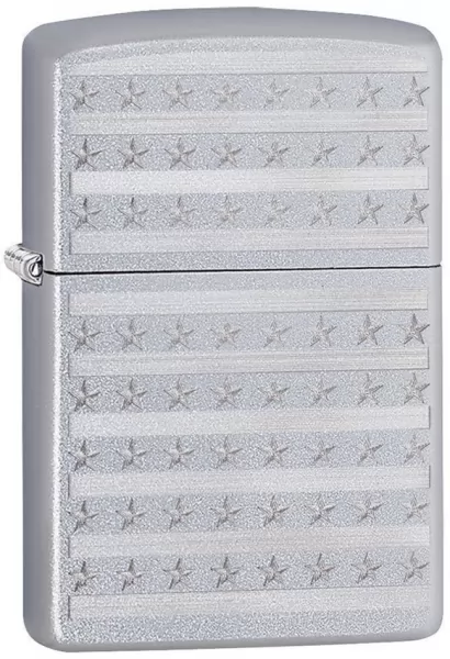 Zippo Patriotic Lighter lights ZO14182