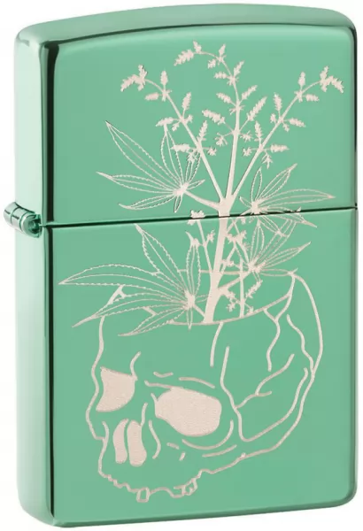 Zippo Botanical Skull Lighter lights ZO14241