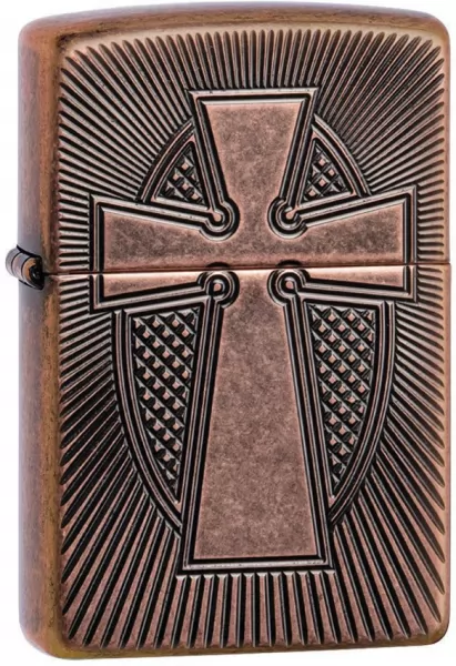 Zippo Armor Cross Lighter lights ZO14360