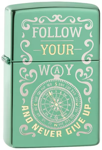 Zippo Follow Your Way Lighter lights ZO14368