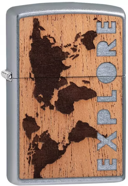 Zippo Woodchuck Lighter Mahog lights ZO14413