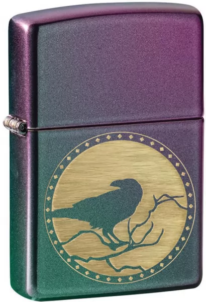 Zippo Raven Iridescent Lighter lights ZO14584