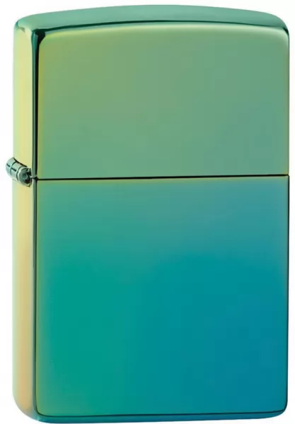 Zippo Classic High Polish Teal lights ZO14882