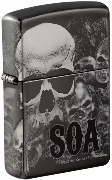 Zippo Sons of Anarchy Skull Lighter lights ZO14944